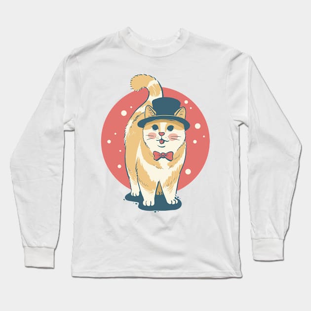 cool cat ever Long Sleeve T-Shirt by dreamiedesire